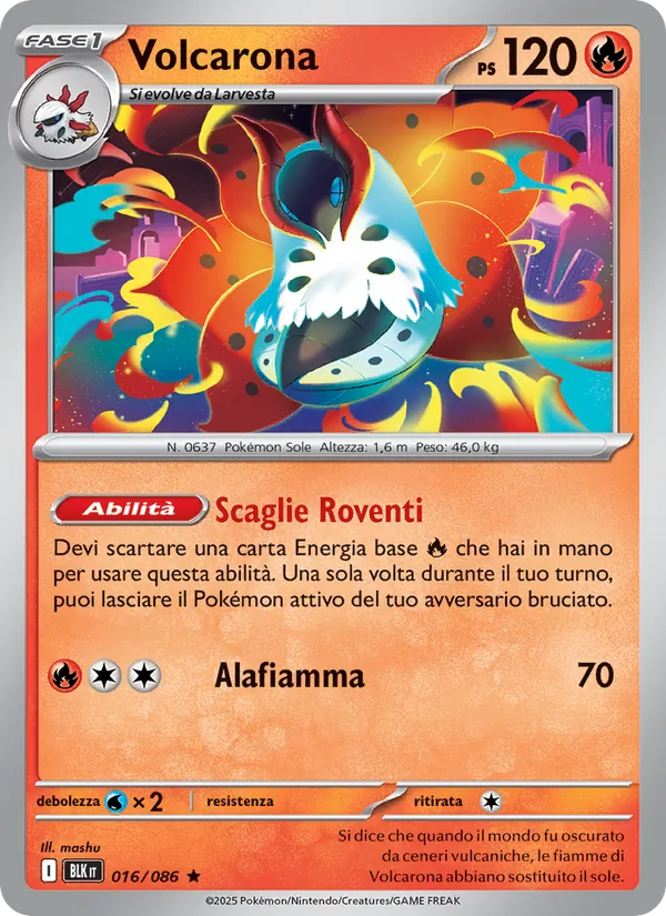 Volcarona – Luce Nera 16