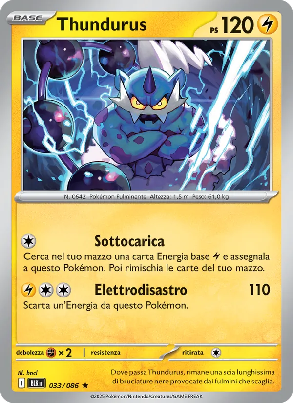 Thundurus – Luce Nera 33