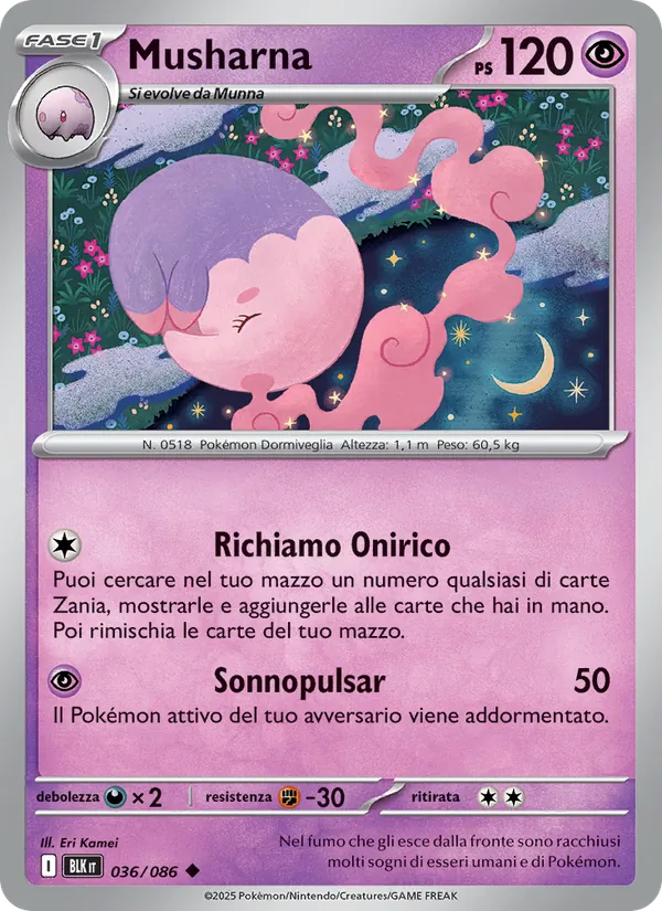 Musharna – Luce Nera 36