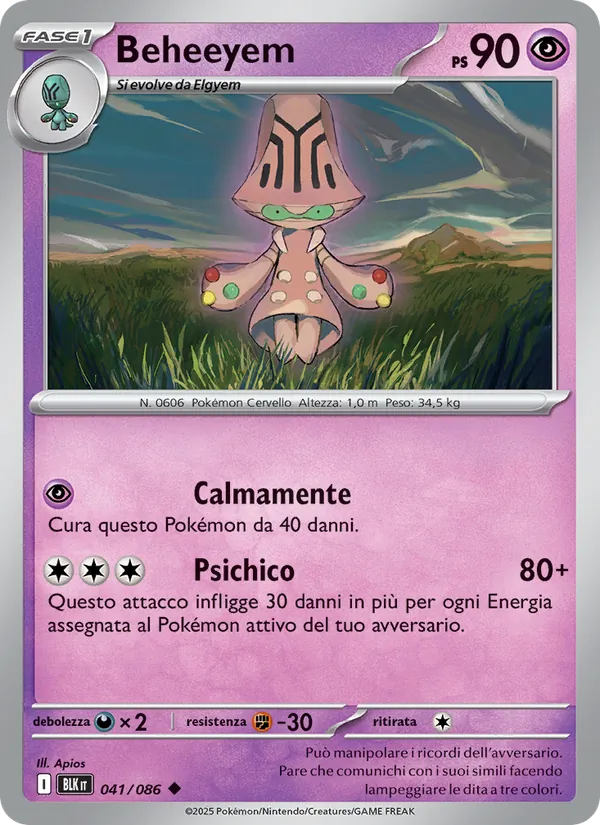 Beheeyem – Luce Nera 41