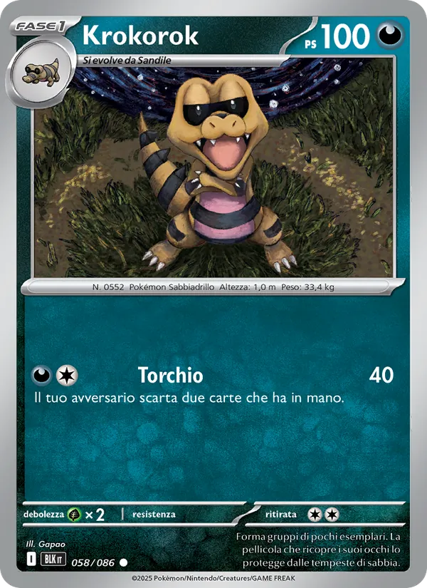 Krokorok – Luce Nera 58