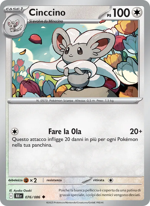Cinccino – Luce Nera 76