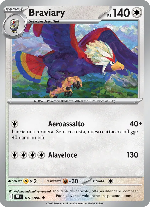 Braviary – Luce Nera 78