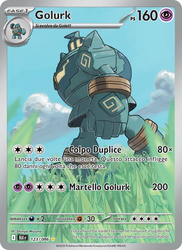 Golurk – Luce Nera 123