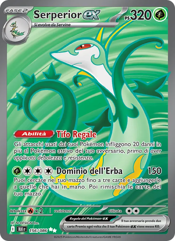 Serperior-ex – Luce Nera 156