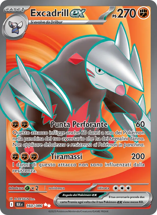 Excadrill-ex – Luce Nera 160