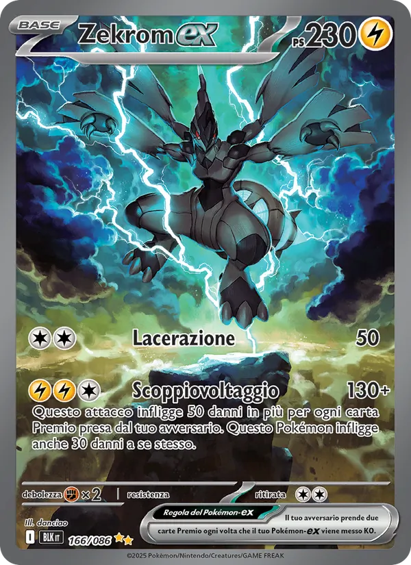 Zekrom-ex – Luce Nera 166