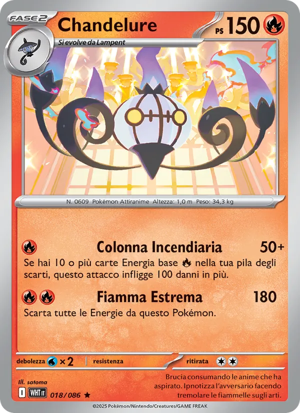 Chandelure – Fuoco Bianco 18