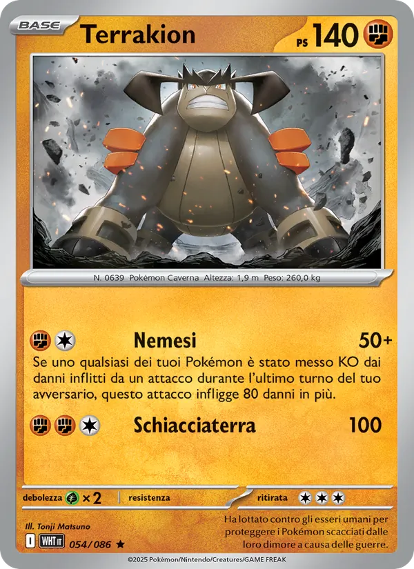 Terrakion – Fuoco Bianco 54