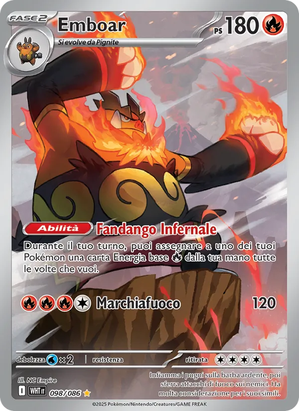 Emboar – Fuoco Bianco 98