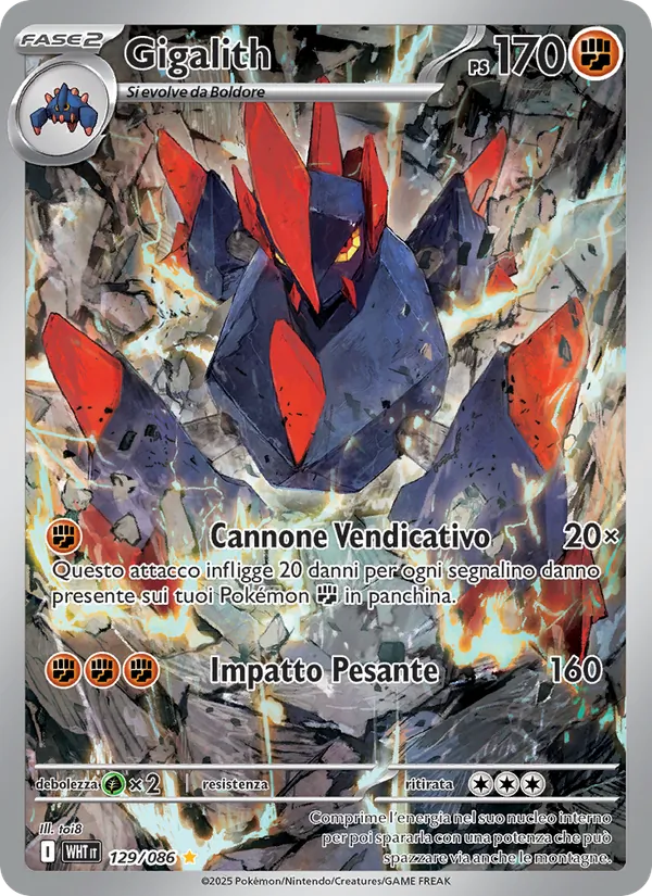 Gigalith – Fuoco Bianco 129