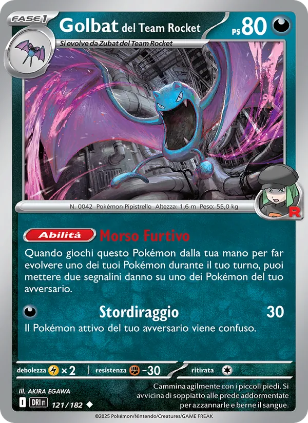 Golbat del Team Rocket – Rivali Predestinati 121