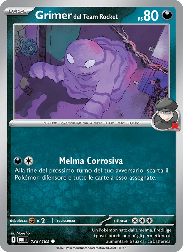Grimer del Team Rocket – Rivali Predestinati 123