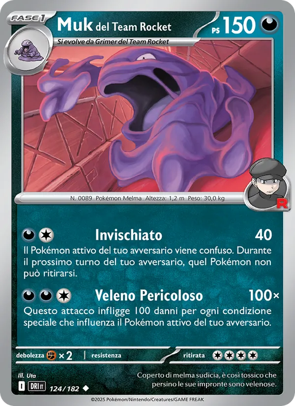 Muk del Team Rocket – Rivali Predestinati 124