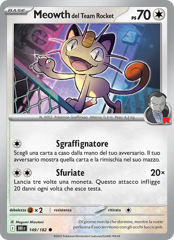 Meowth del Team Rocket – Rivali Predestinati 149