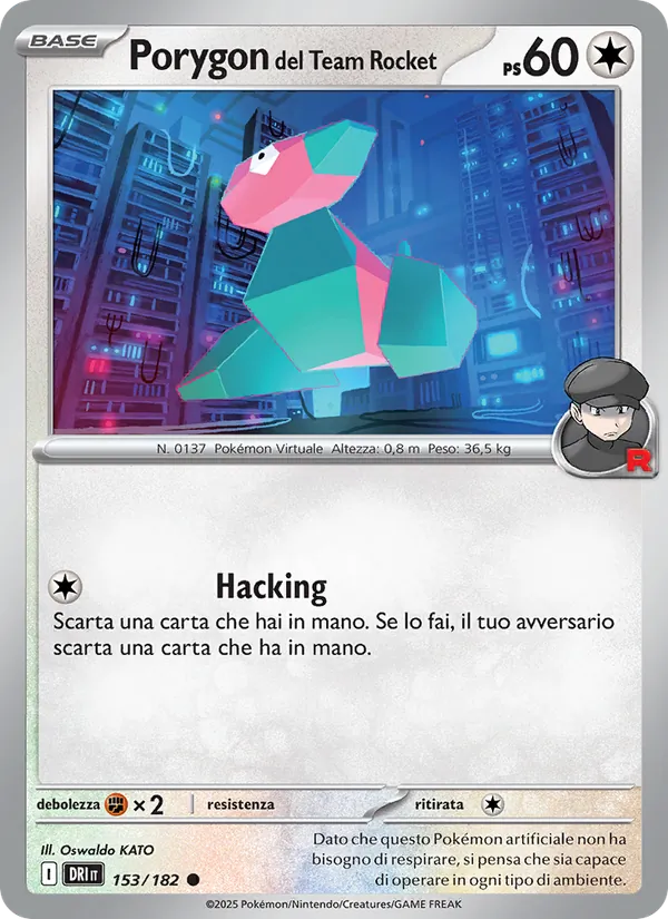 Porygon del Team Rocket – Rivali Predestinati 153