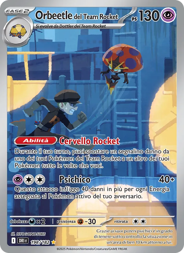 Orbeetle del Team Rocket – Rivali Predestinati 198