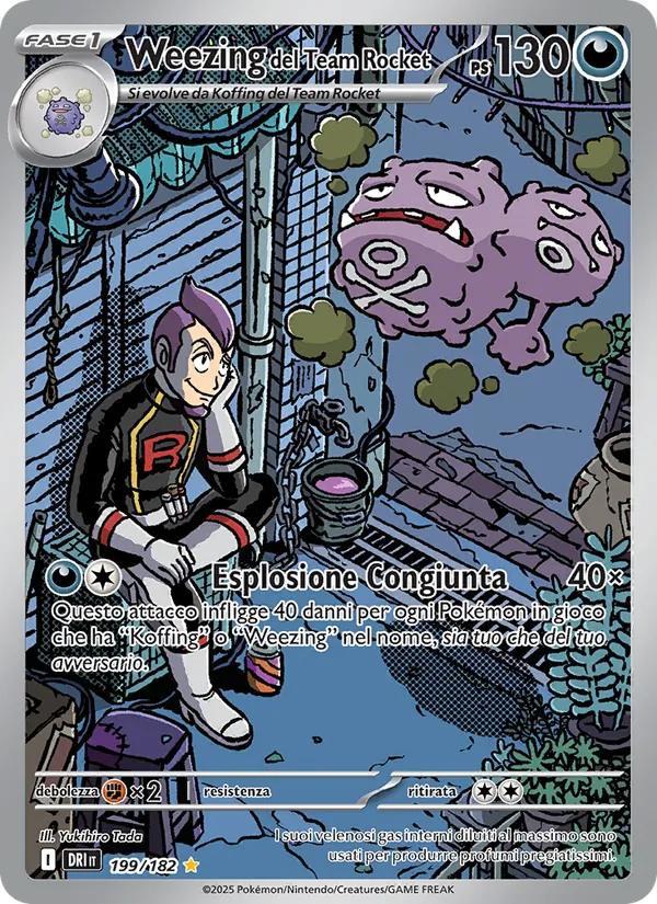 Weezing del Team Rocket – Rivali Predestinati 199