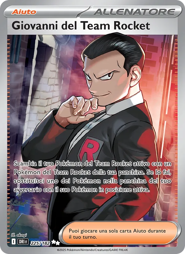 Giovanni del Team Rocket – Rivali Predestinati 225