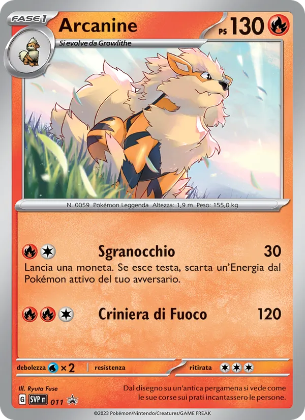 Arcanine – SVP Black Star Promos 11