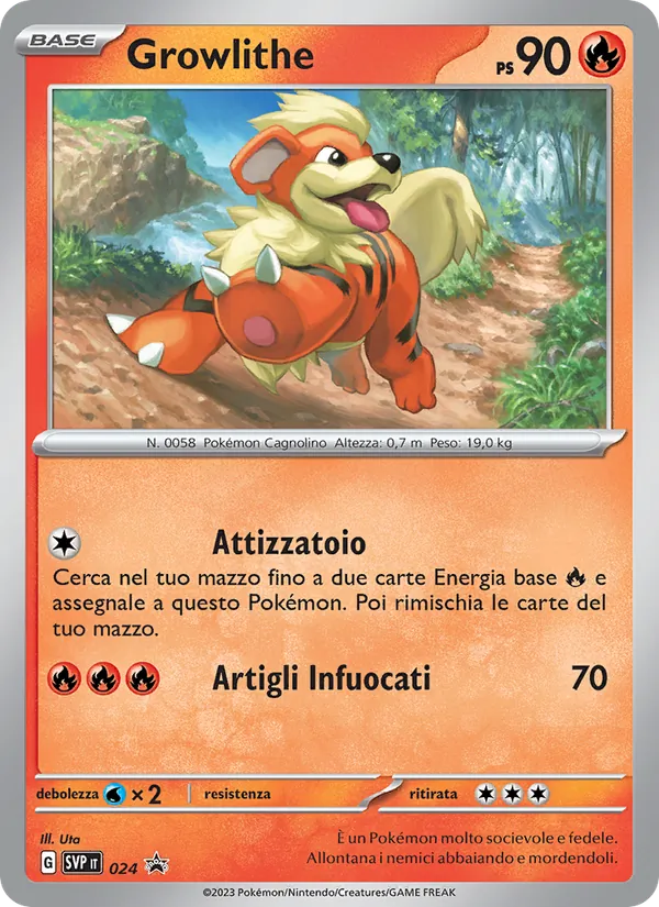 Growlithe – SVP Black Star Promos 24