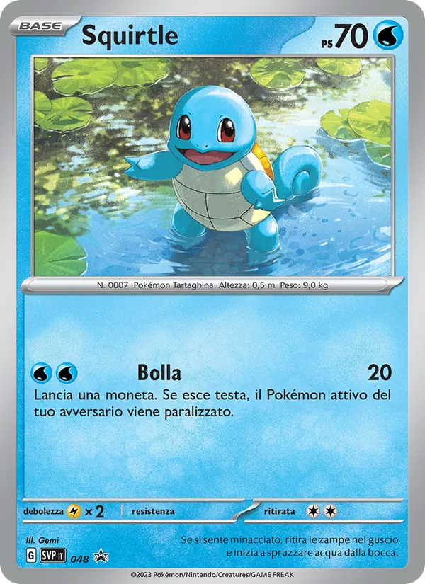 Squirtle – SVP Black Star Promos 48