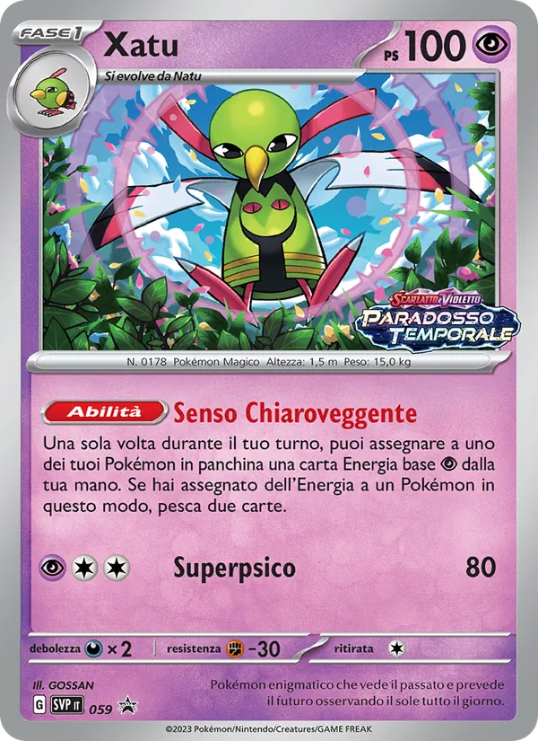 Xatu – SVP Black Star Promos 59
