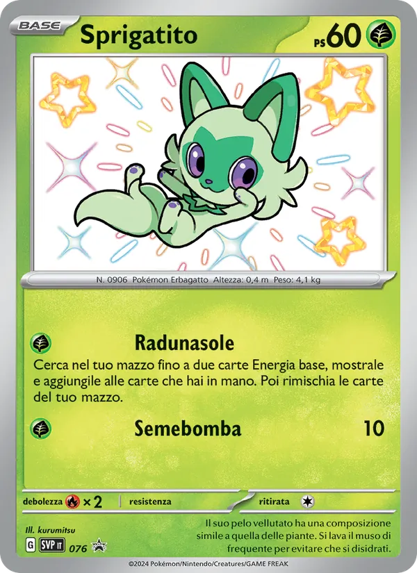 Sprigatito – SVP Black Star Promos 76