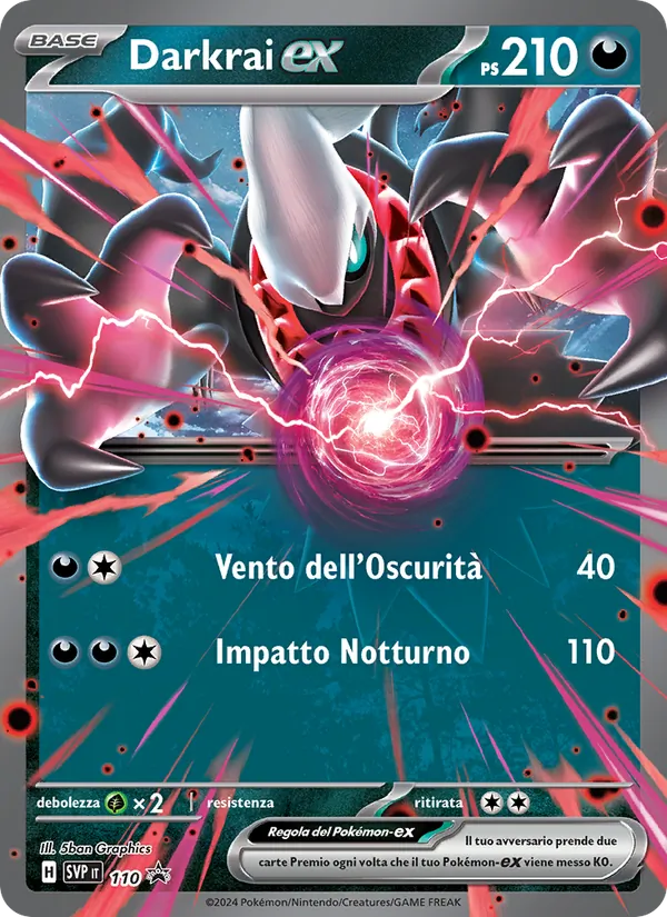 Darkrai-ex – SVP Black Star Promos 110