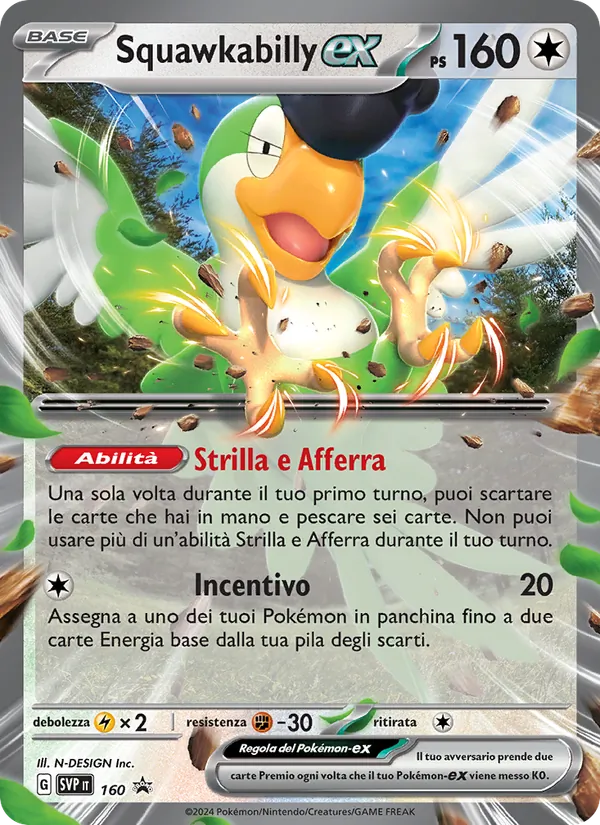 Squawkabilly-ex – SVP Black Star Promos 160