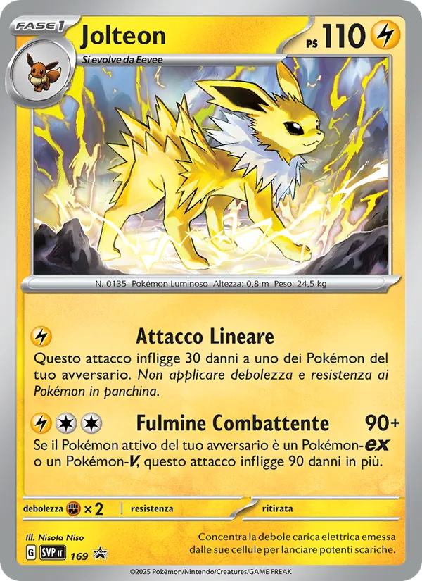 Jolteon – SVP Black Star Promos 169