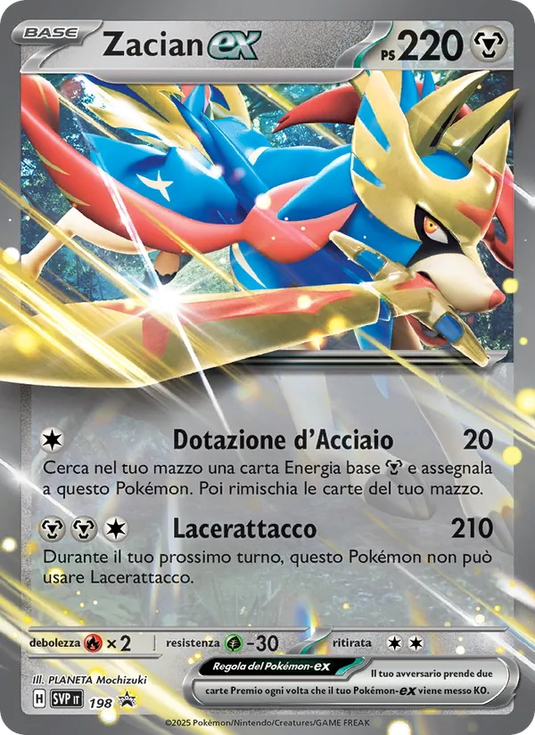 Zacian-ex – SVP Black Star Promos 198