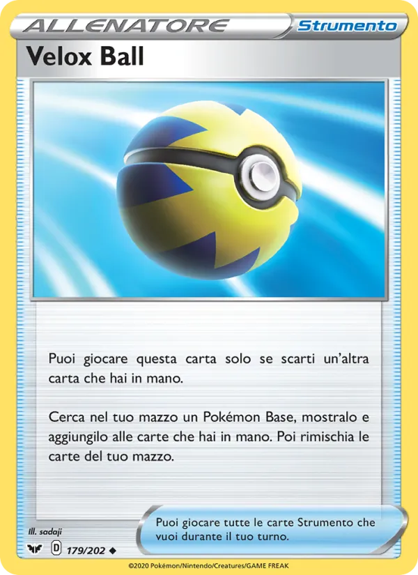 Velox Ball – Spada e Scudo 179