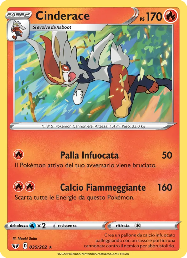 Cinderace – Spada e Scudo 35
