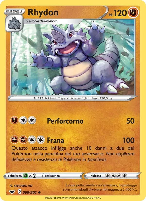 Rhydon – Spada e Scudo 98