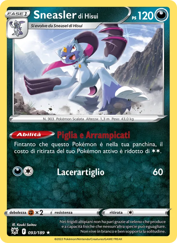 Sneasler di Hisui – Lucentezza Siderale 93