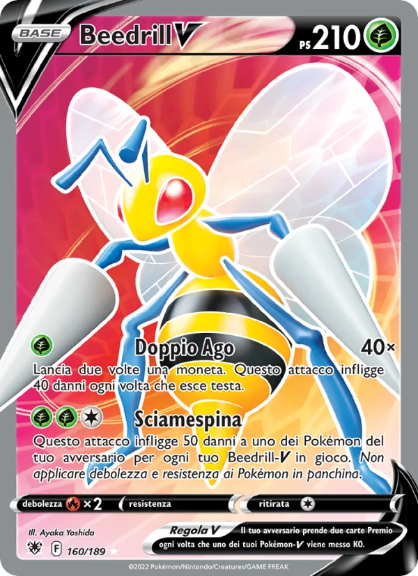Beedrill V – Lucentezza Siderale 160
