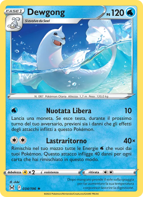 Dewgong – Origine Perduta 34