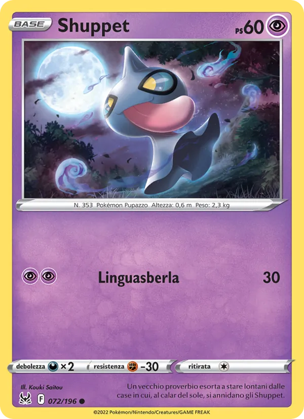 Shuppet – Origine Perduta 72