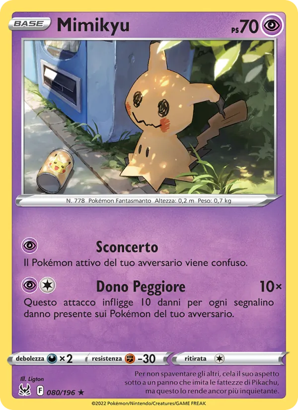 Mimikyu – Origine Perduta 80