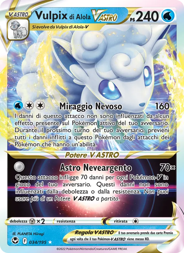 Vulpix di Alola V ASTRO – Tempesta Argentata 34