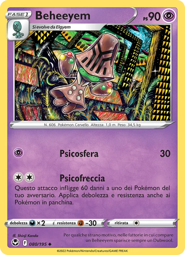 Beheeyem – Tempesta Argentata 80