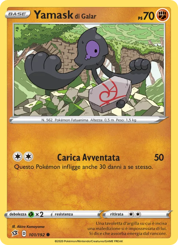 Yamask di Galar – Fragore Ribelle 101