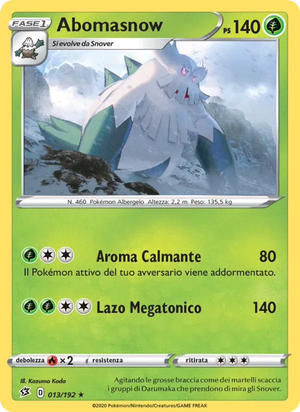 Abomasnow – Fragore Ribelle 13