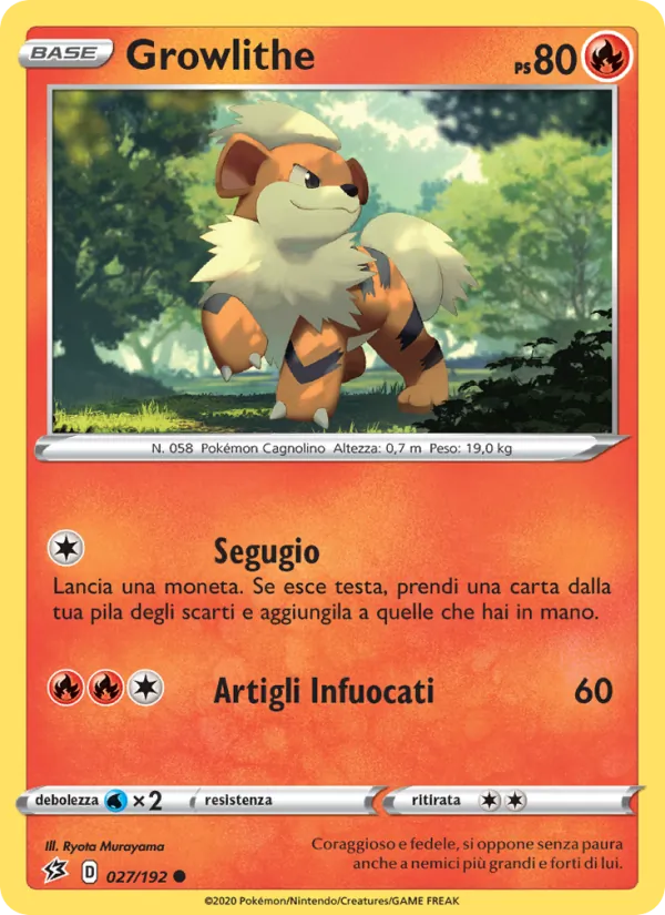 Growlithe – Fragore Ribelle 27
