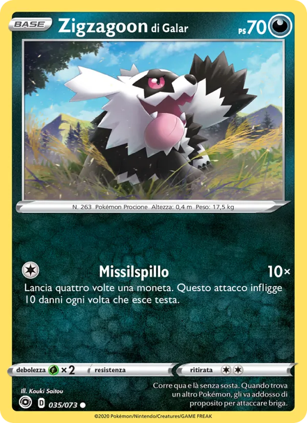 Zigzagoon di Galar – Futuri Campioni 35