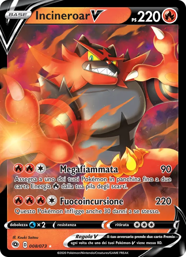 Incineroar V – Futuri Campioni 8