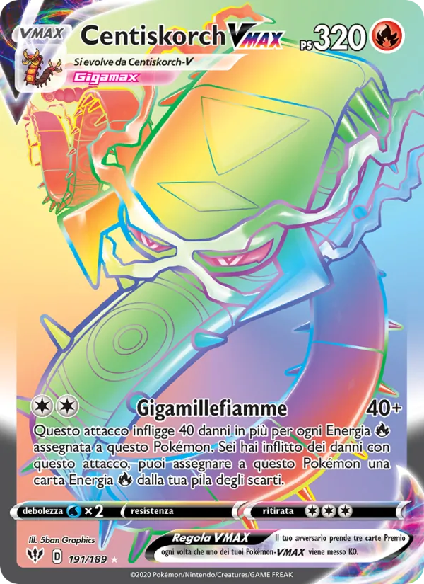 Centiskorch VMAX – Fiamme Oscure 191