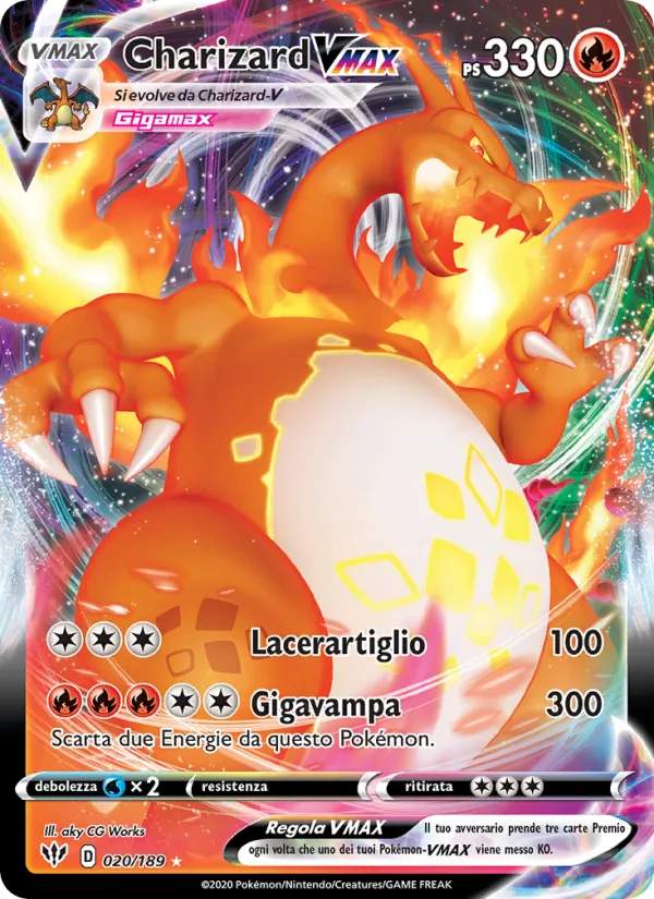 Charizard VMAX – Fiamme Oscure 20