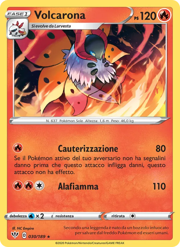 Volcarona – Fiamme Oscure 30